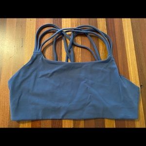 Athleta Hyper Focused Bra, medium, blue